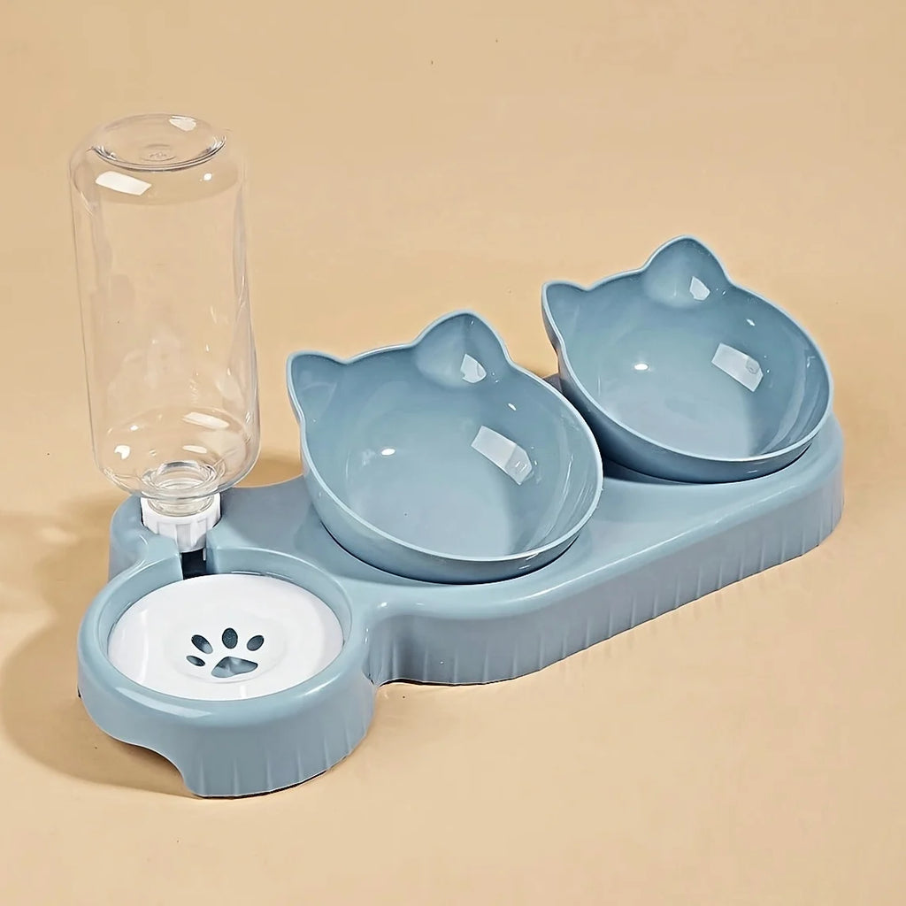 Pet Bowls With Water Feeder, 3 In 1™