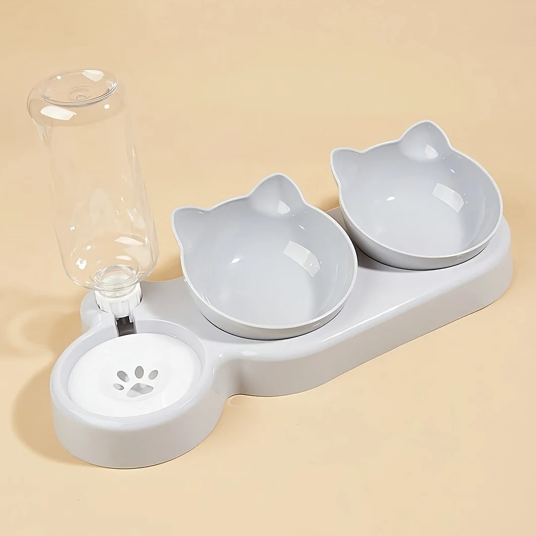 Pet Bowls With Water Feeder, 3 In 1™